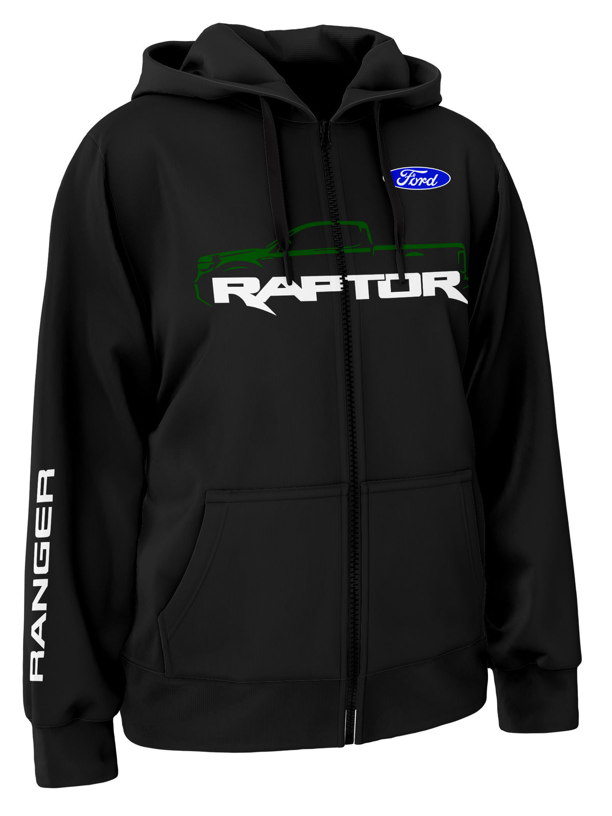 Ford Raptor Ranger Zipper Hoodie