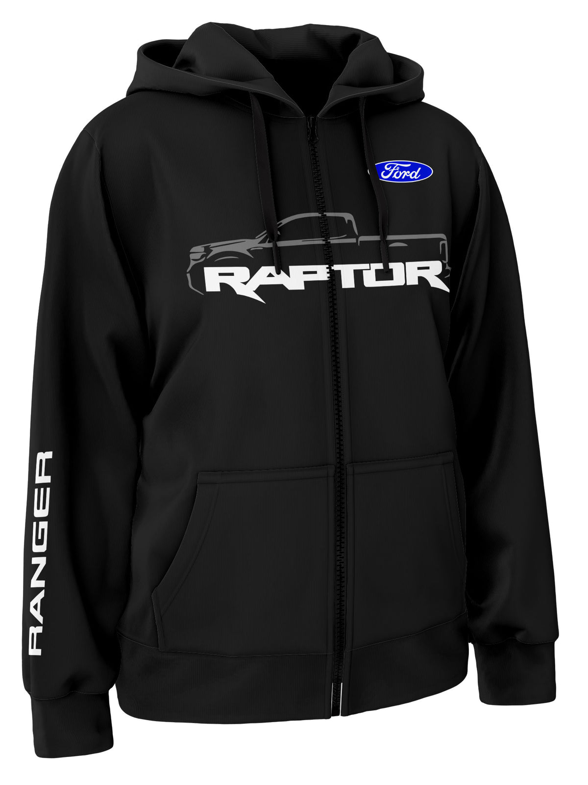 Ford Raptor Ranger Zipper Hoodie