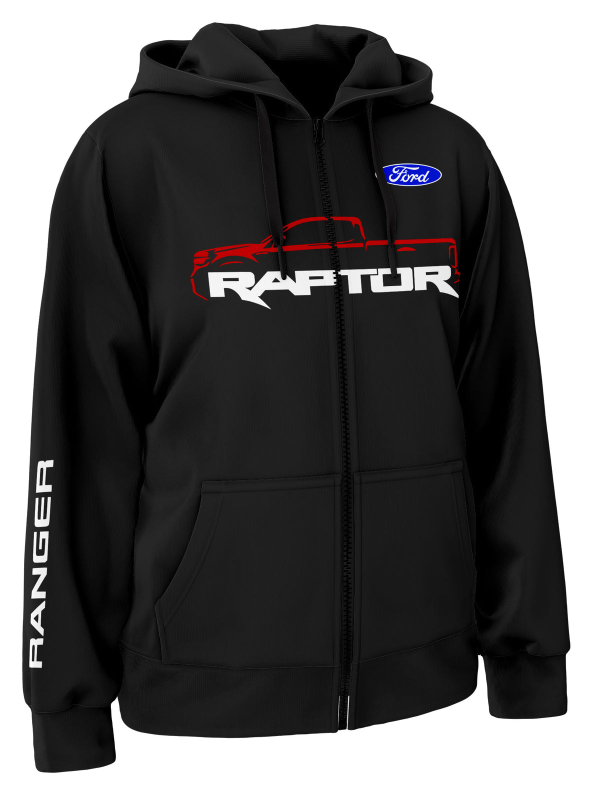 Ford Raptor Ranger Zipper Hoodie