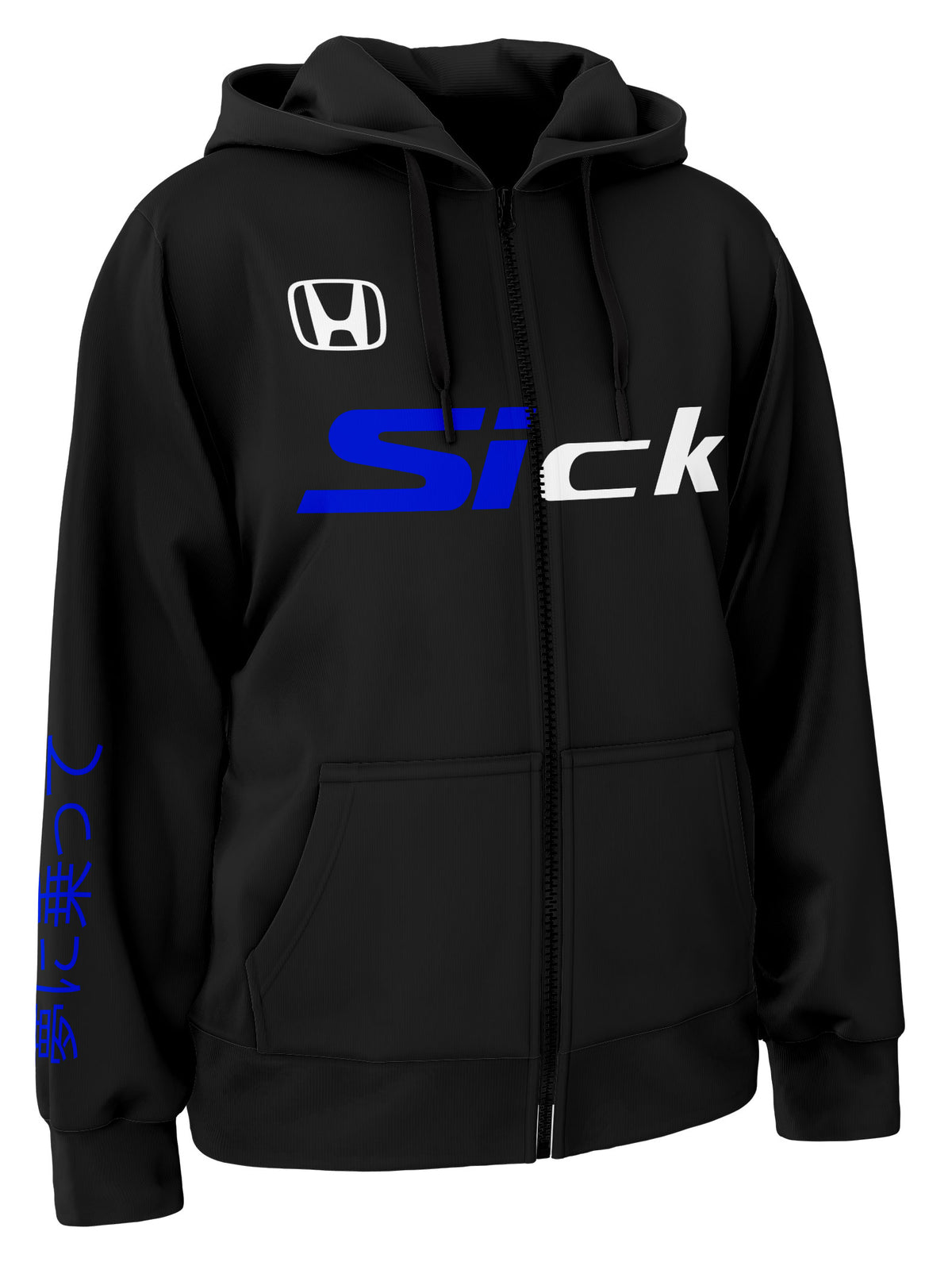 Honda Sick Civic Si Zipper Hoodie