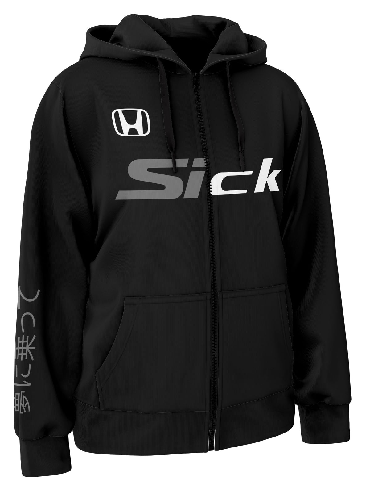 Honda Sick Civic Si Zipper Hoodie