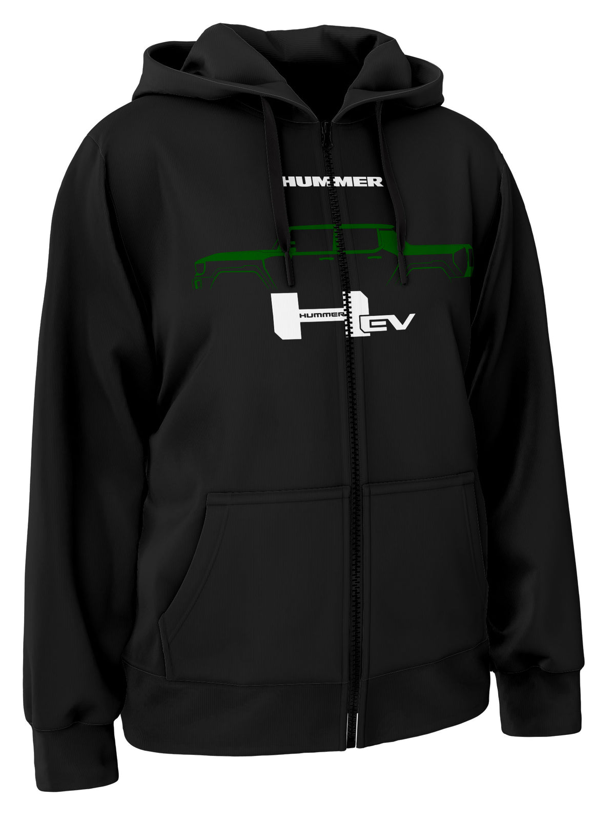 Hummer Ev Sut Zipper Hoodie