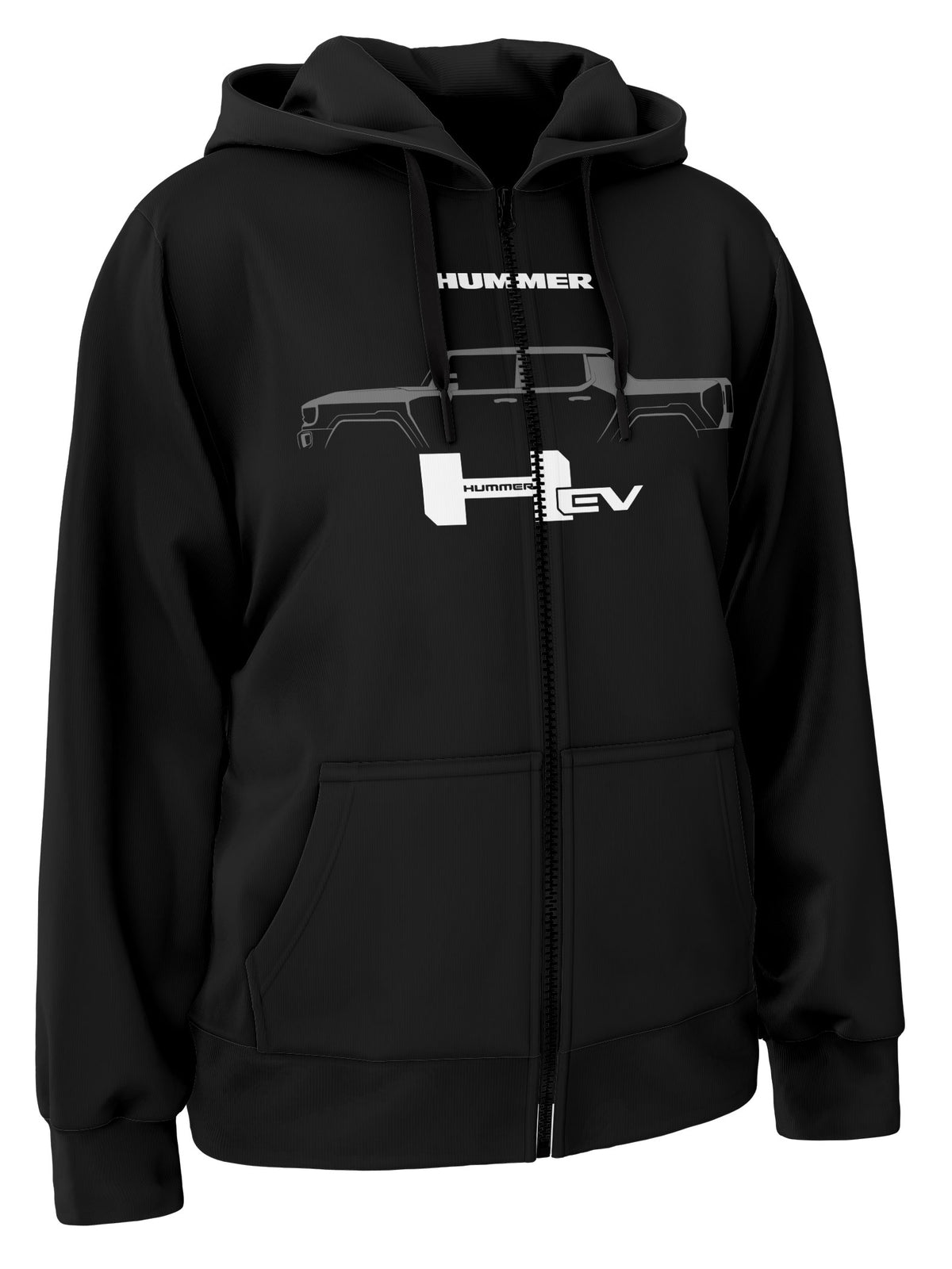 Hummer Ev Sut Zipper Hoodie