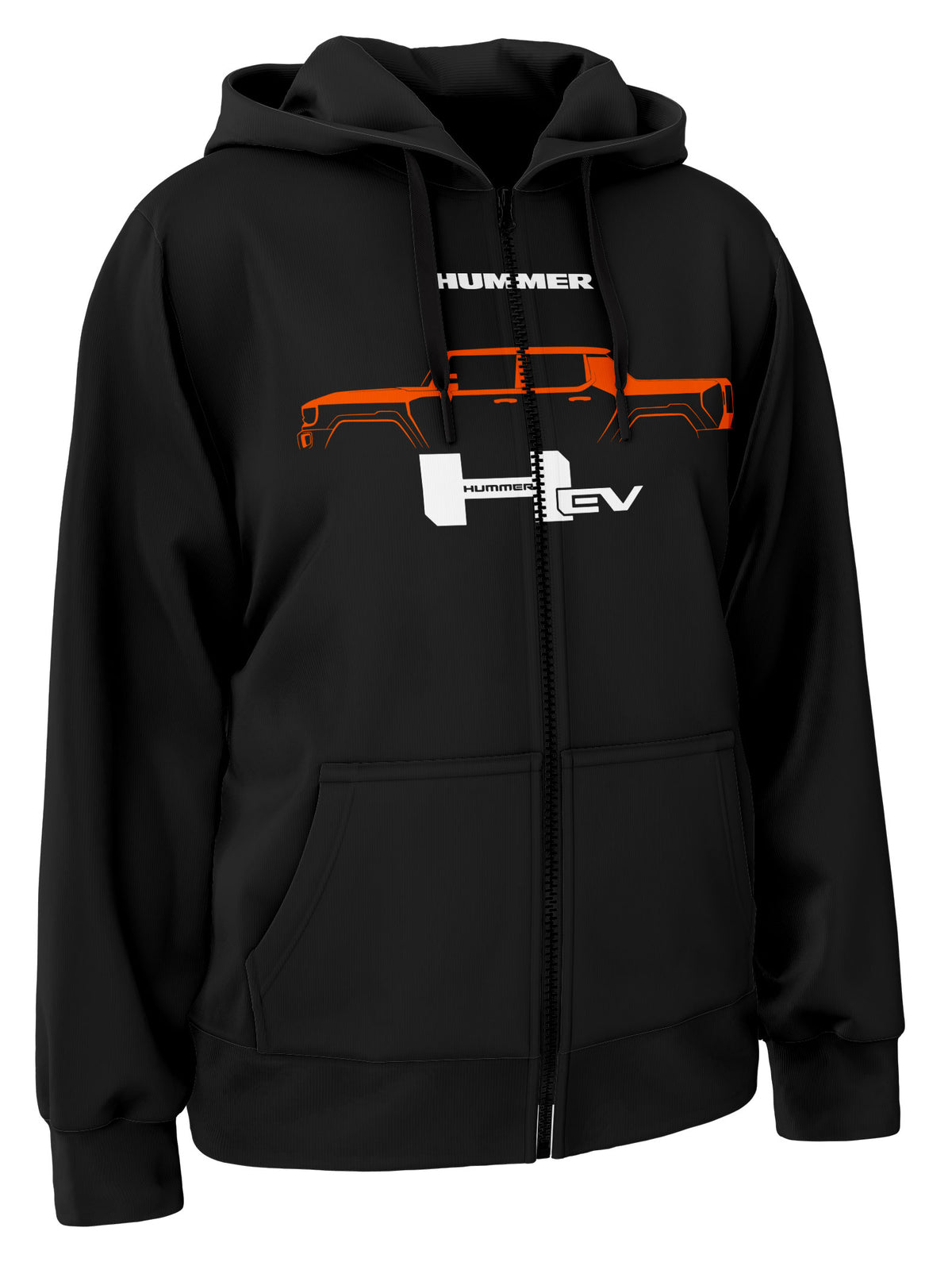 Hummer Ev Sut Zipper Hoodie