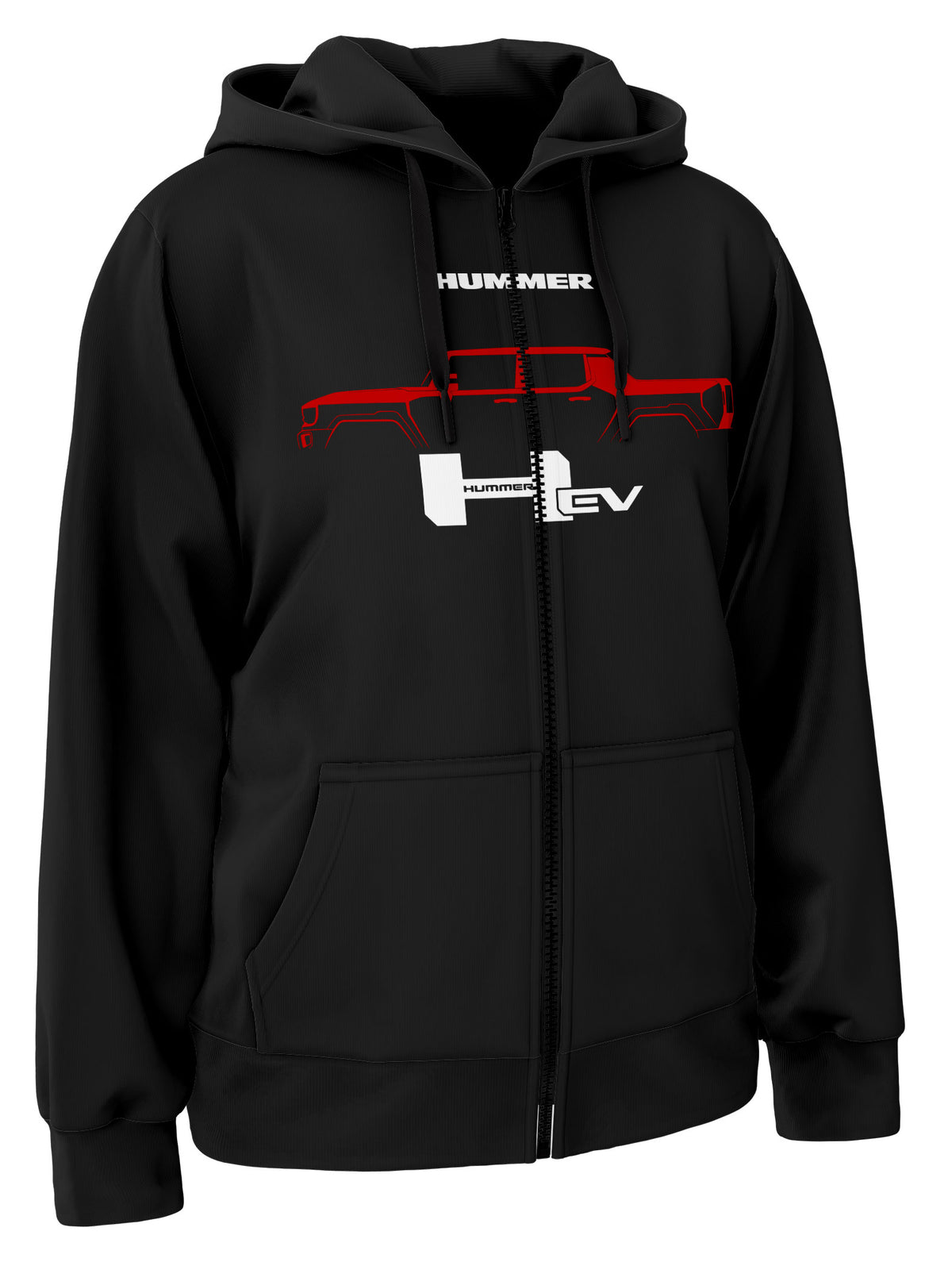 Hummer Ev Sut Zipper Hoodie