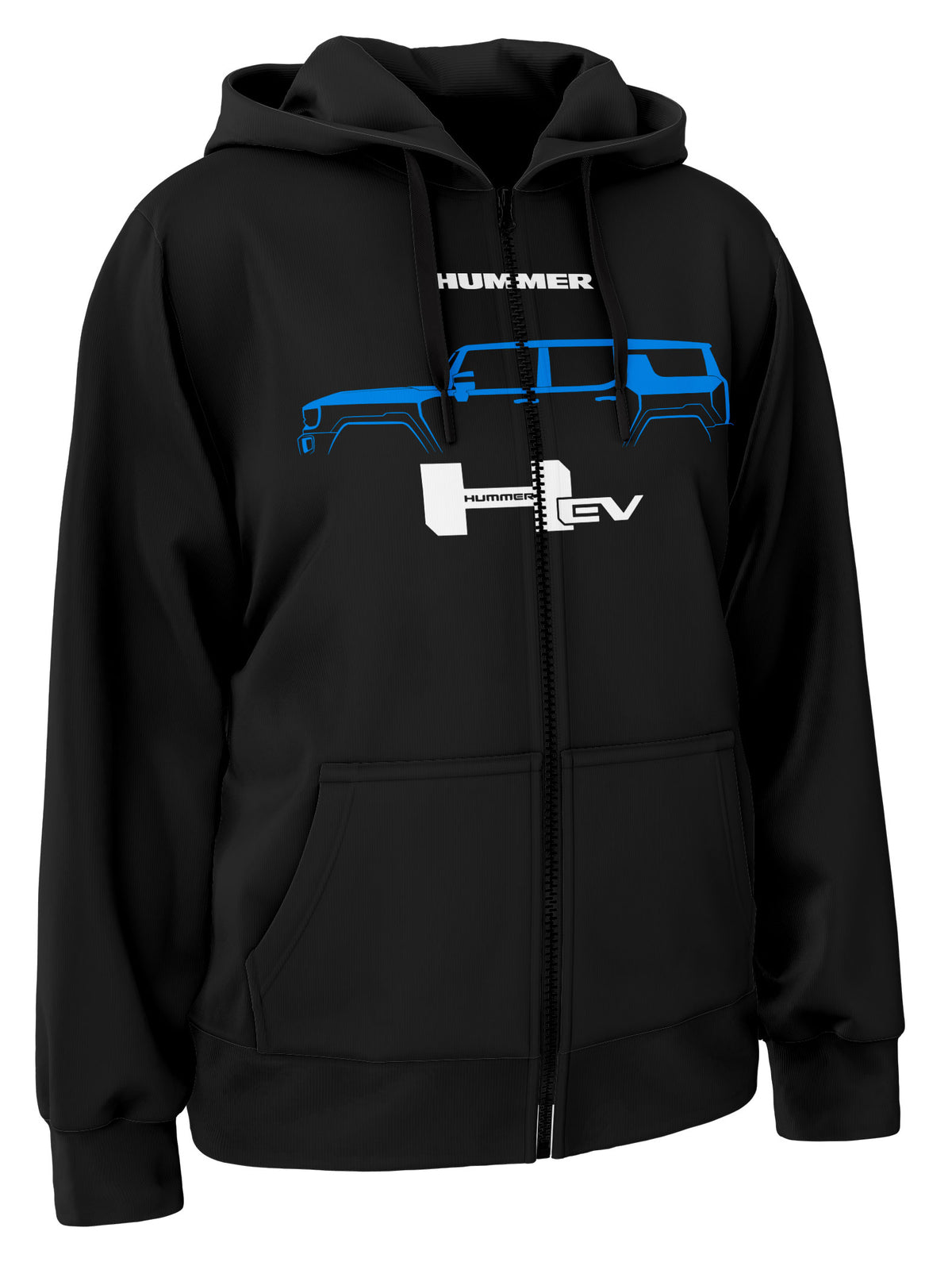 Hummer Ev Suv Zipper Hoodie