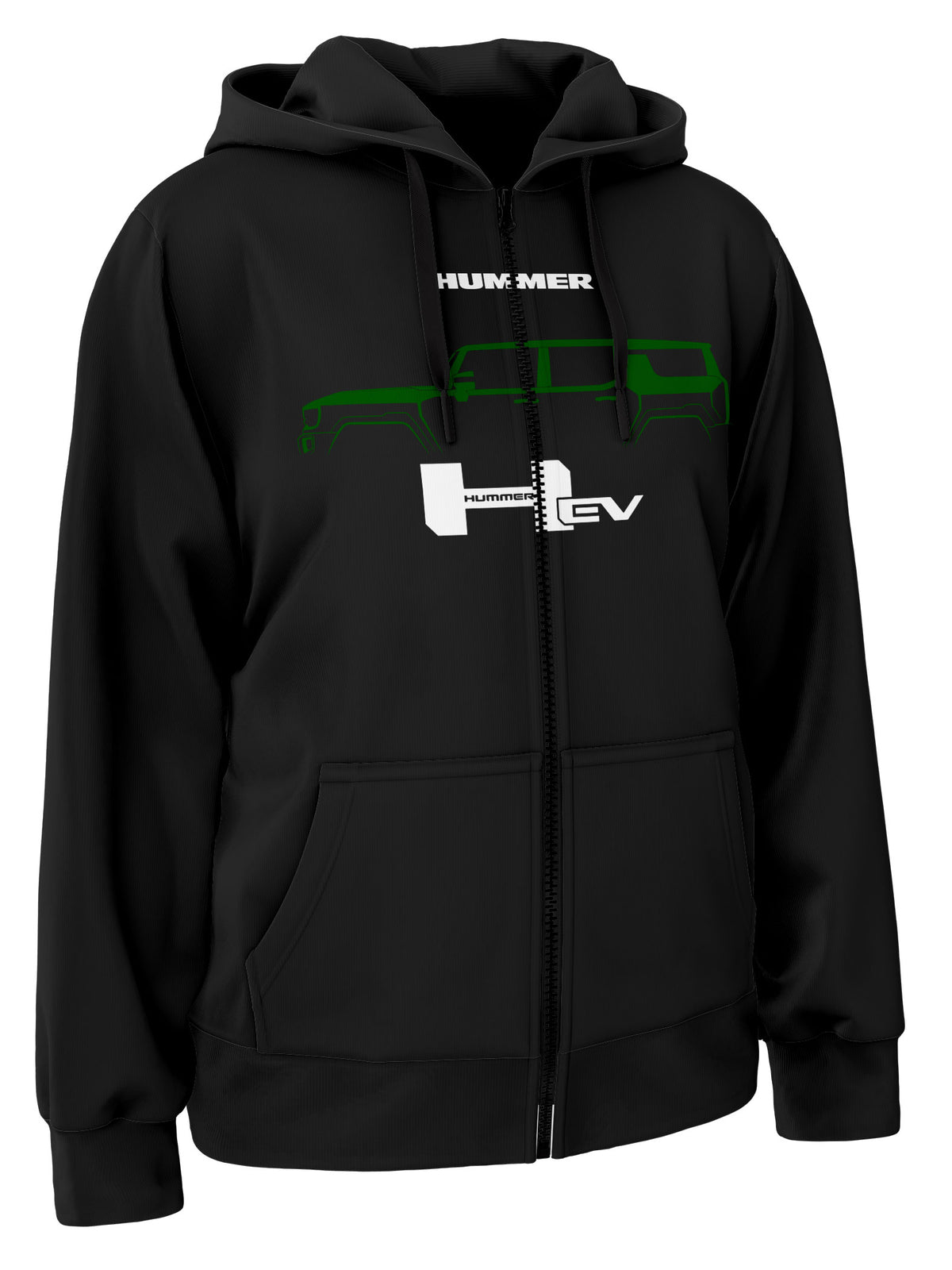 Hummer Ev Suv Zipper Hoodie