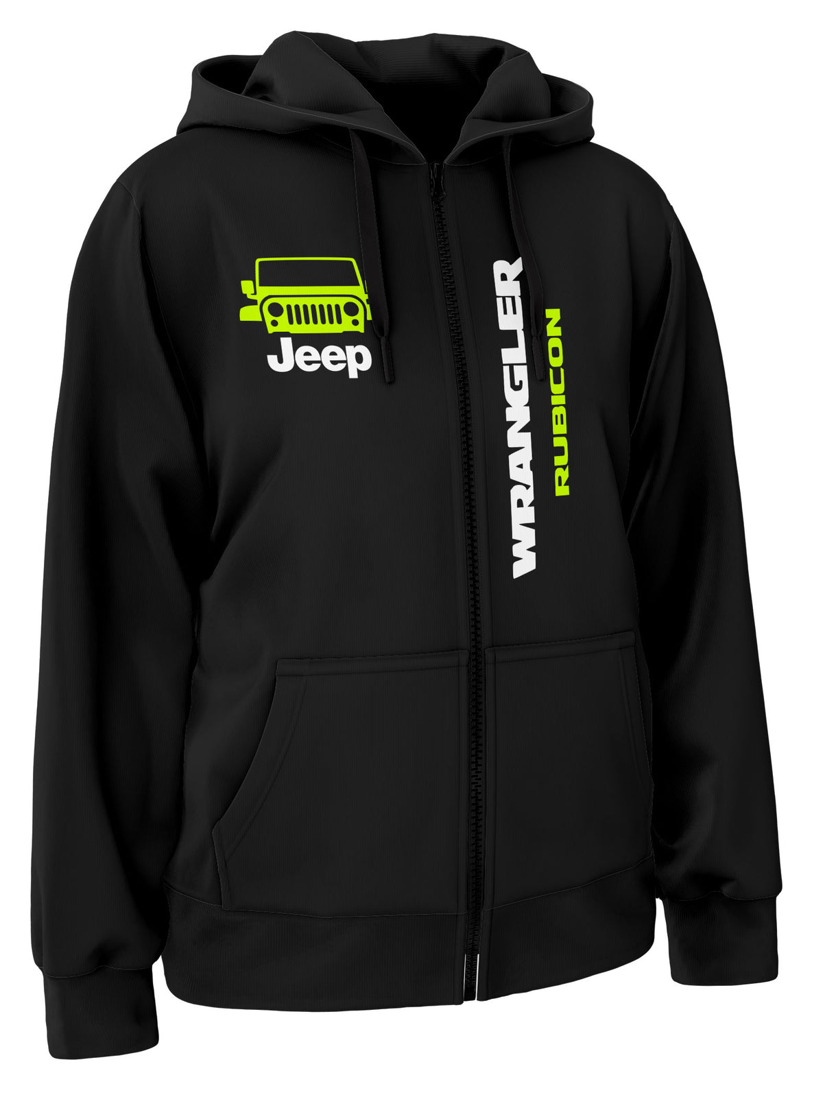 Jeep Wrangler Rubicon Zipper Hoodie
