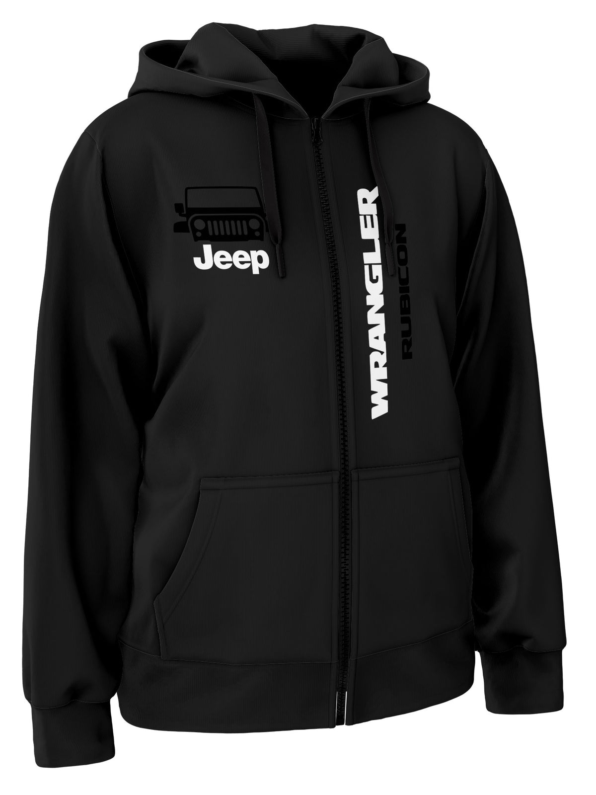 Jeep Wrangler Rubicon Zipper Hoodie