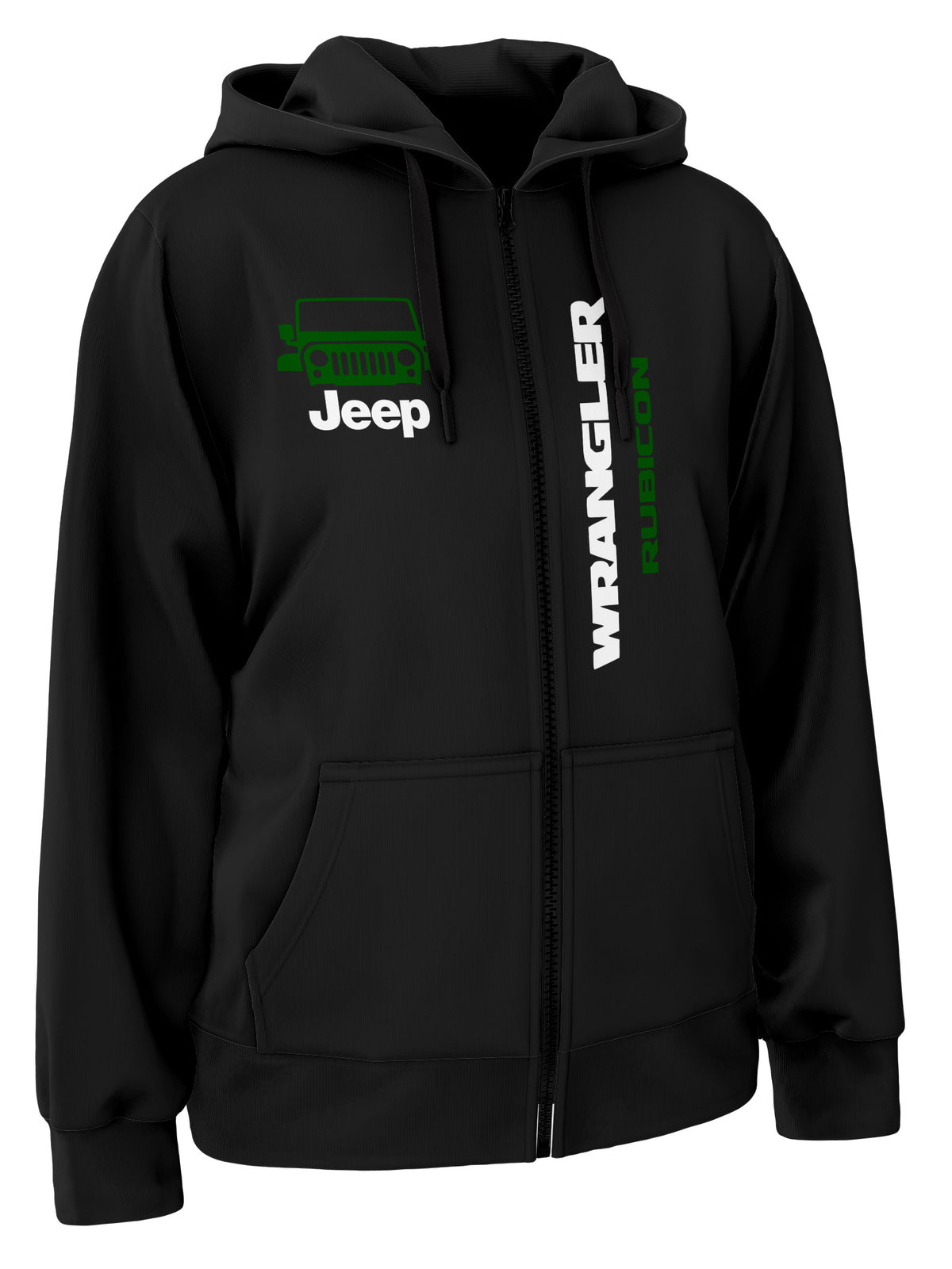 Jeep Wrangler Rubicon Zipper Hoodie