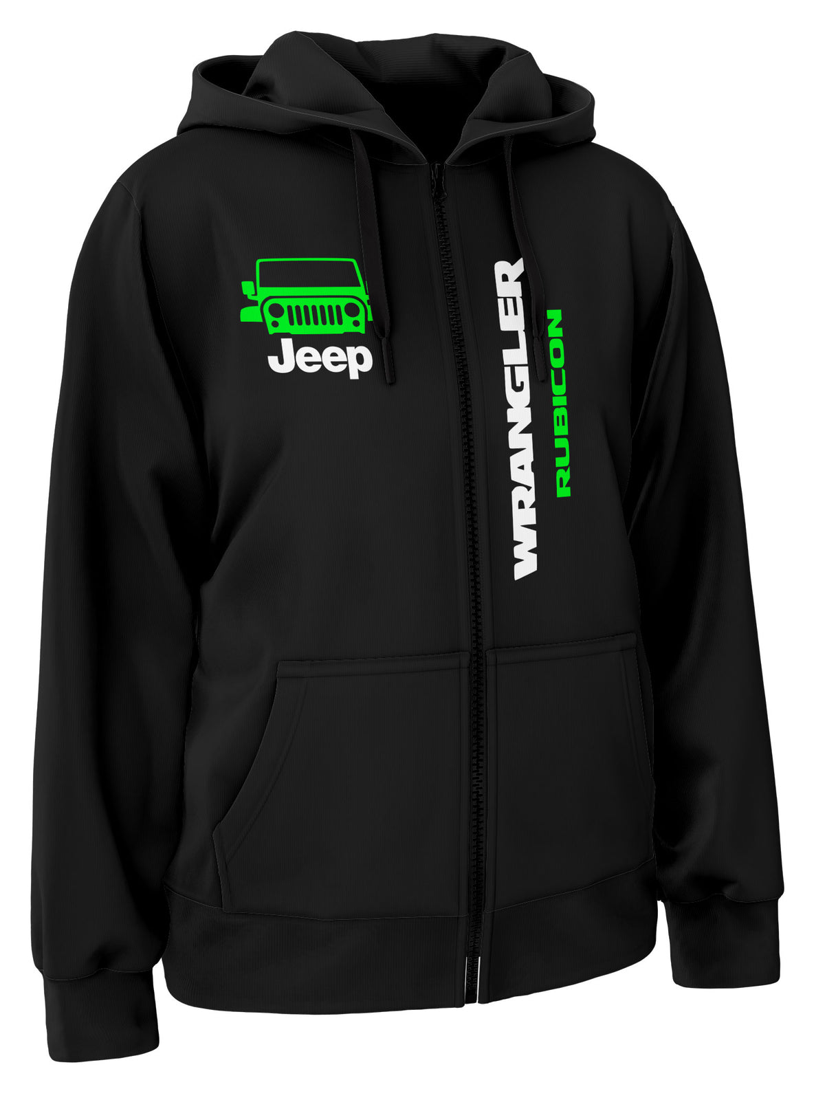 Jeep Wrangler Rubicon Zipper Hoodie
