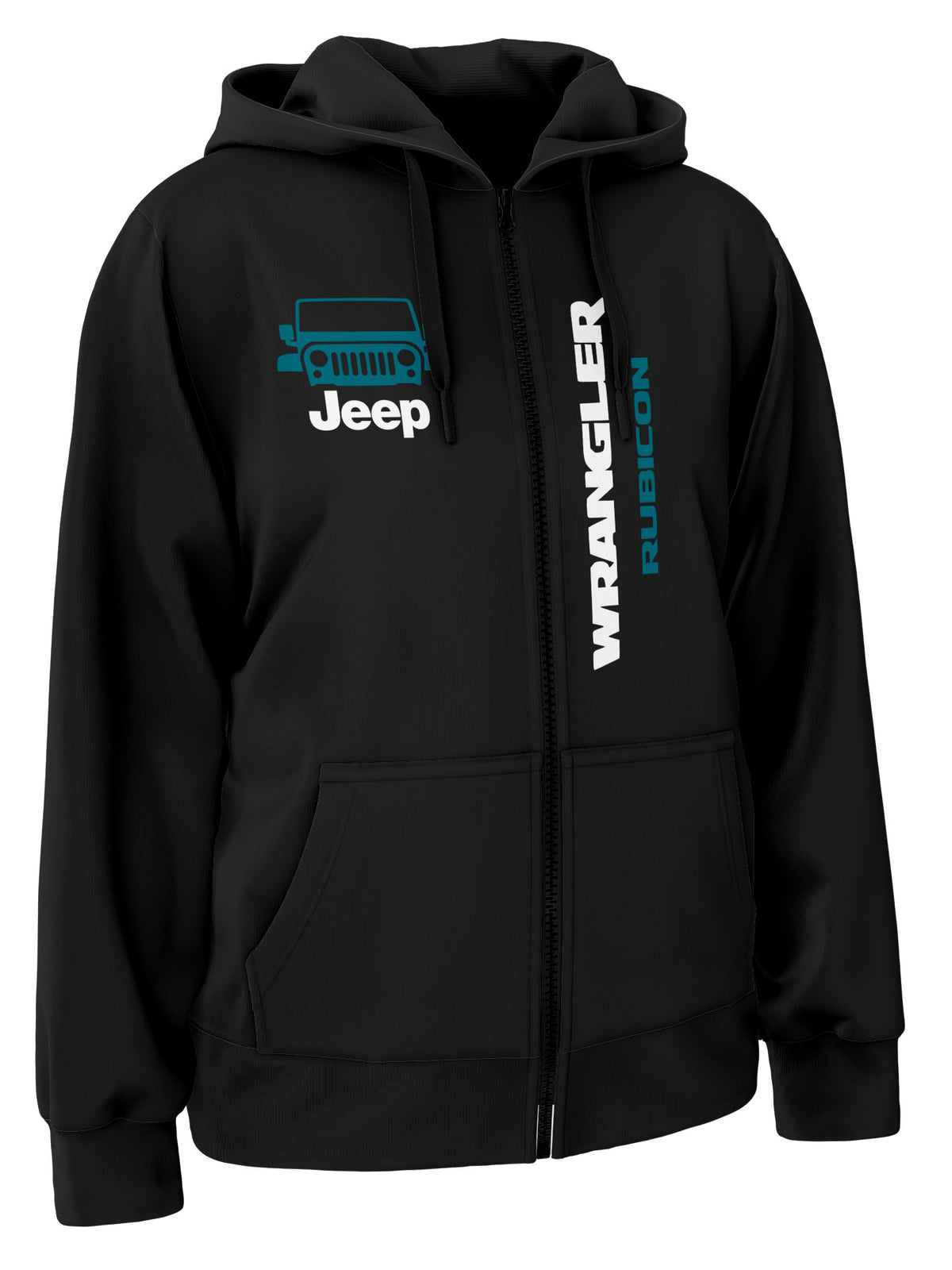 Jeep Wrangler Rubicon Zipper Hoodie