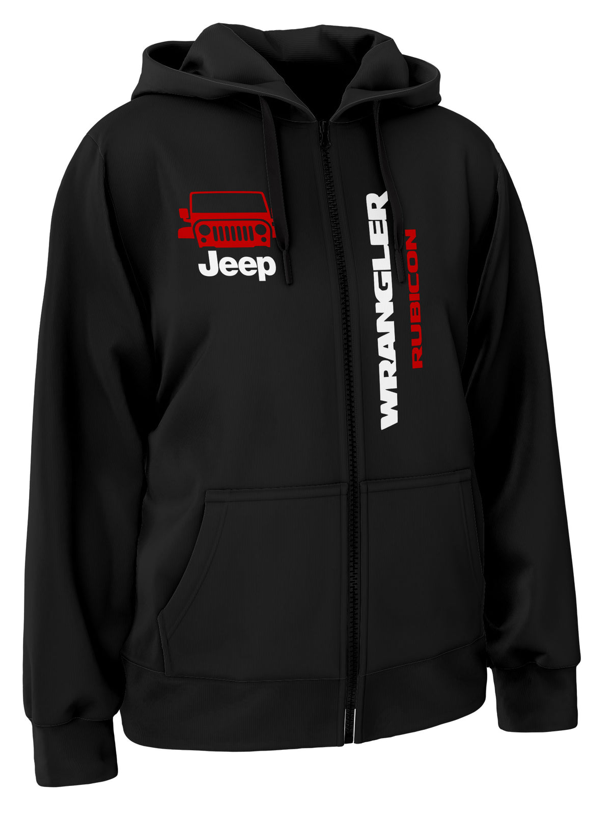 Jeep Wrangler Rubicon Zipper Hoodie