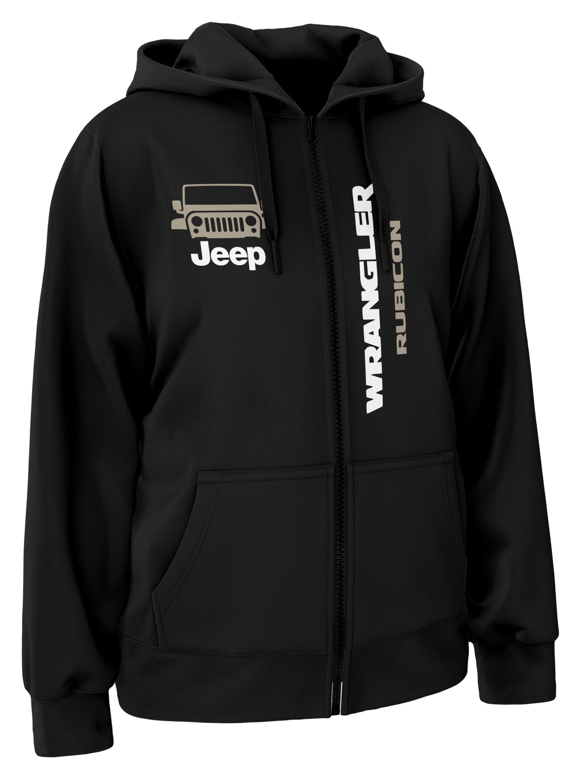 Jeep Wrangler Rubicon Zipper Hoodie