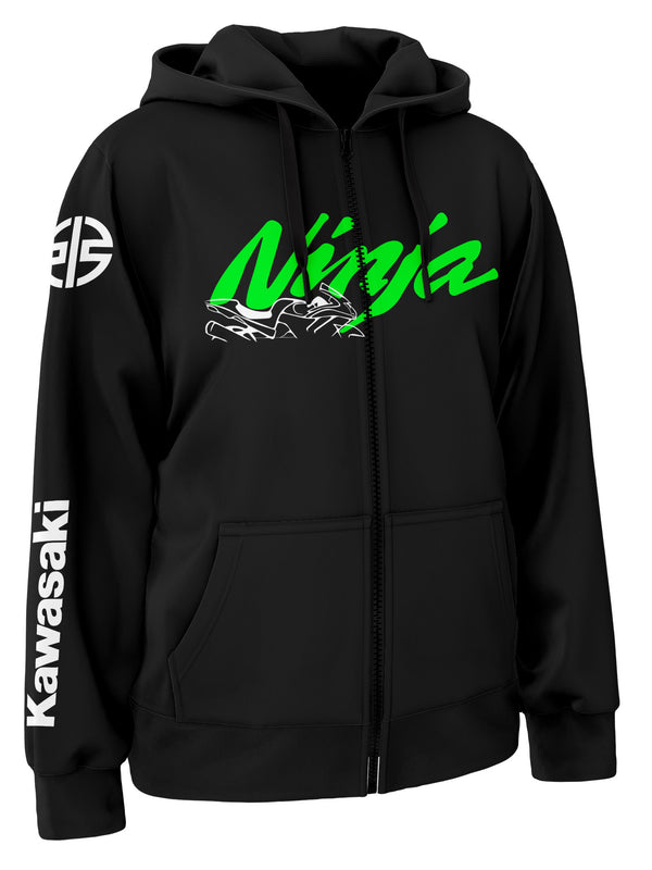 Kawasaki Ninja Zipper Hoodie