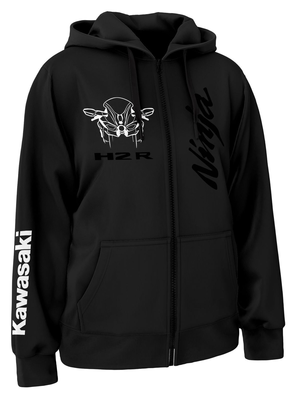 Kawasaki Ninja H2R Custom Zipper Hoodie