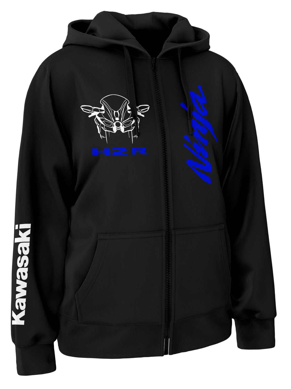 Kawasaki Ninja H2R Custom Zipper Hoodie
