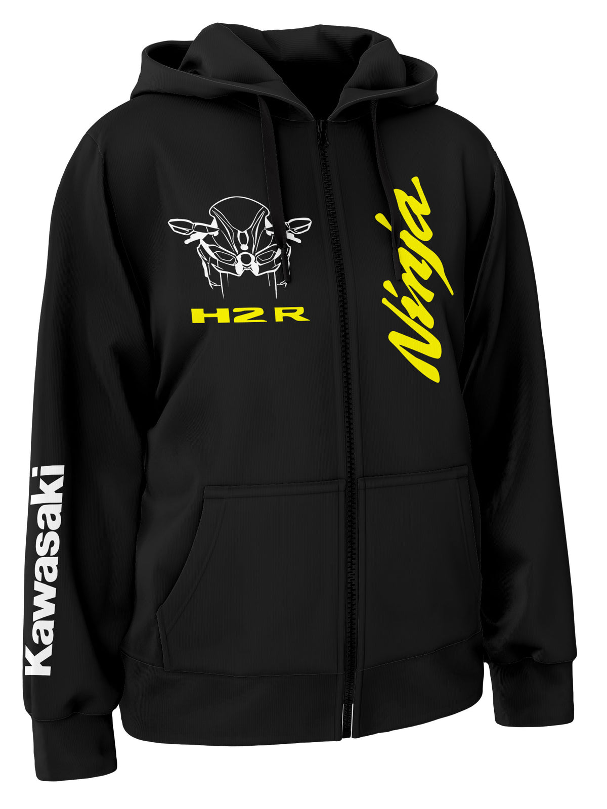 Kawasaki Ninja H2R Custom Zipper Hoodie