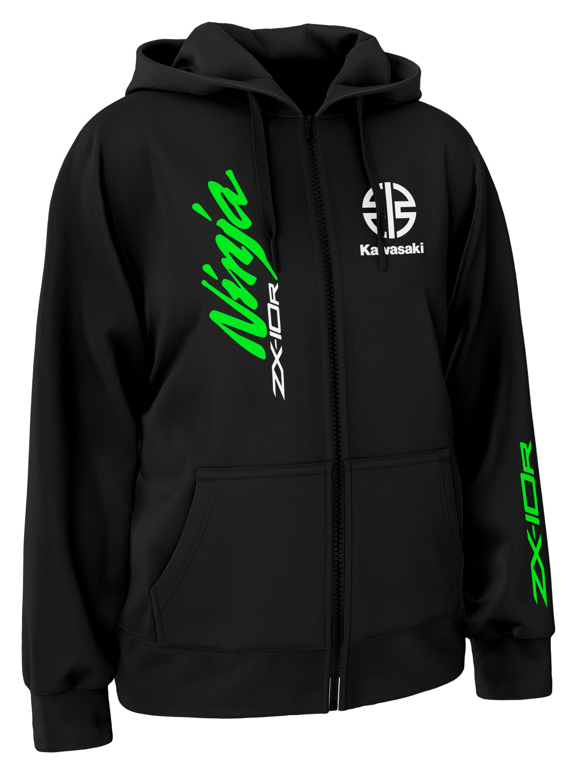 Kawasaki Ninja Zx-10R Zipper Hoodie