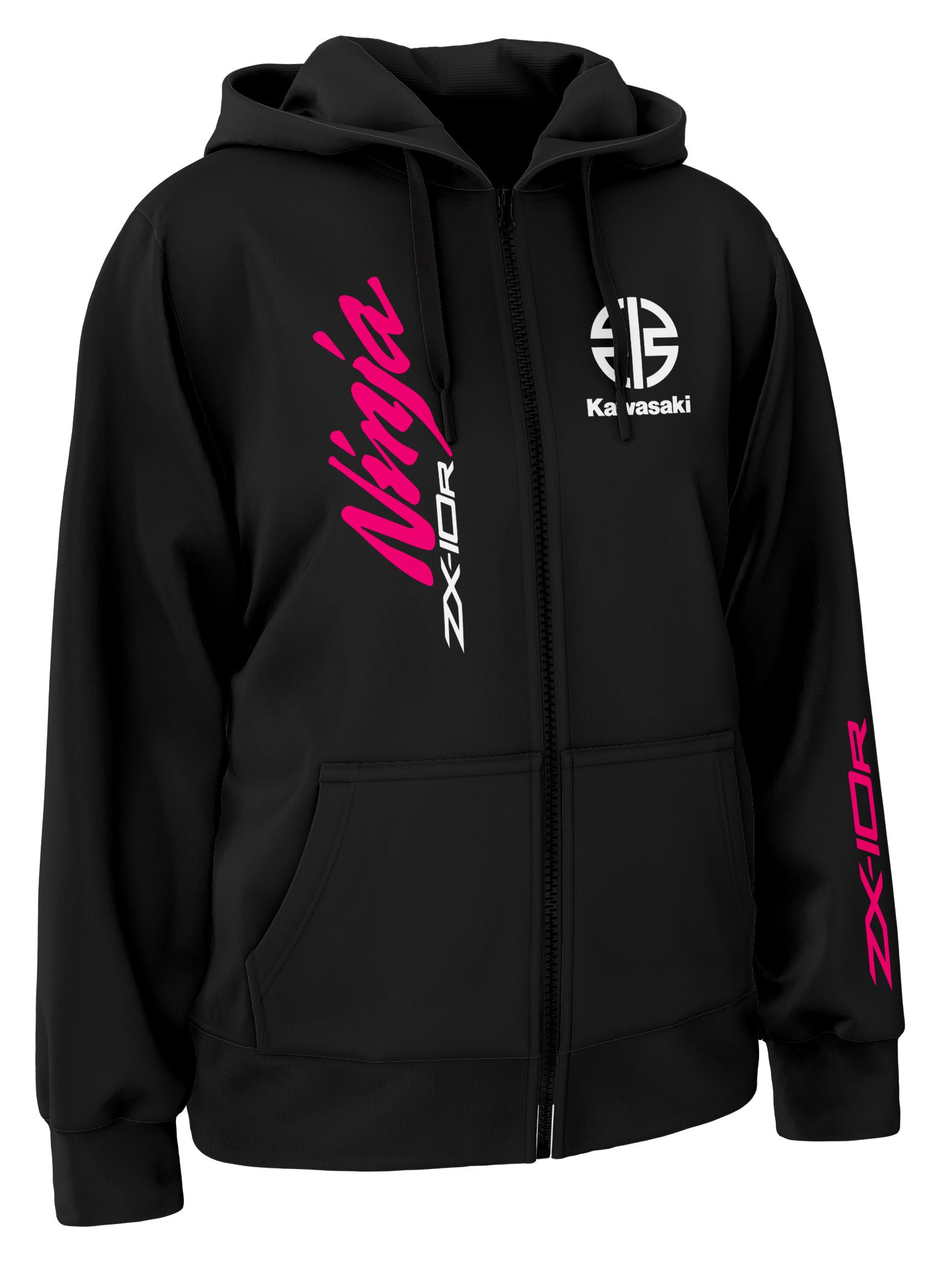 Kawasaki Ninja ZX-10R Zipper Hoodie | Kawasaki Motorcycle Apparel