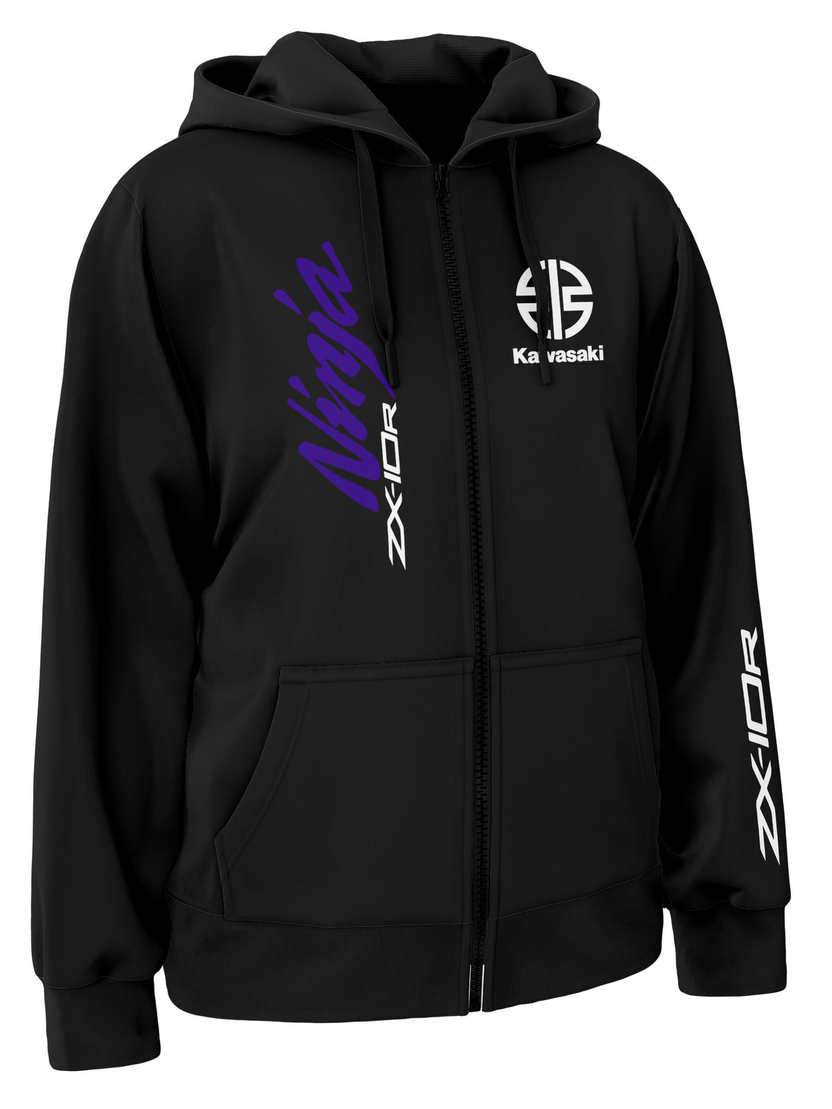 Kawasaki Ninja Zx-10R Zipper Hoodie