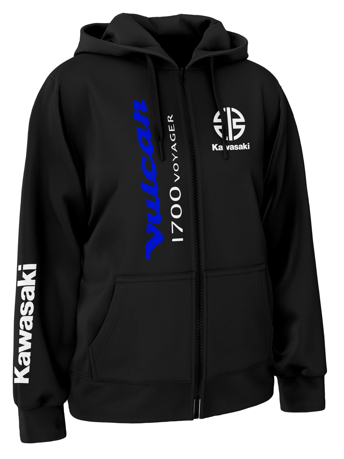 Kawasaki Vulcan 1700 Voyager Zipper Hoodie