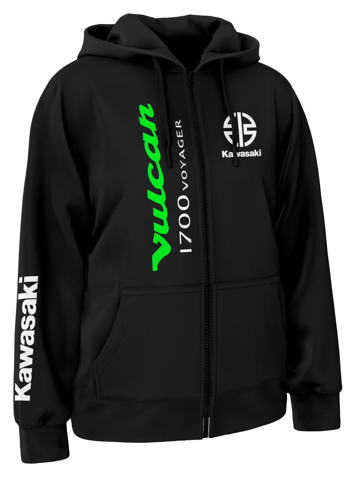 Kawasaki Vulcan 1700 Voyager Zipper Hoodie