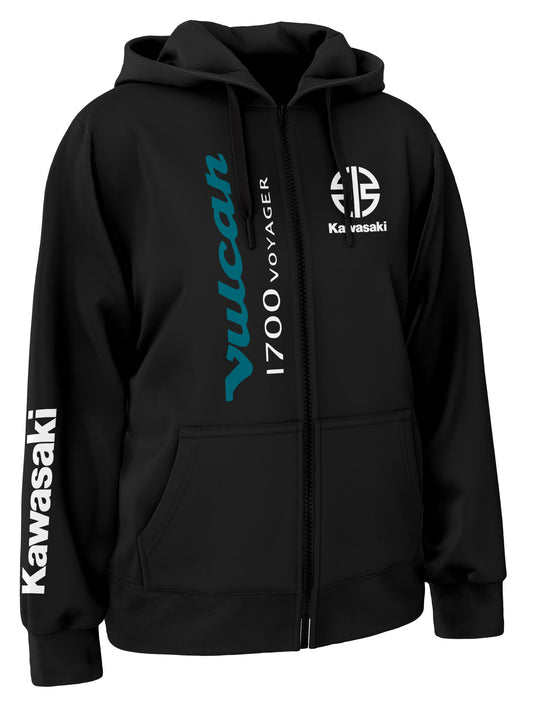 Kawasaki Vulcan 1700 Voyager Zipper Hoodie