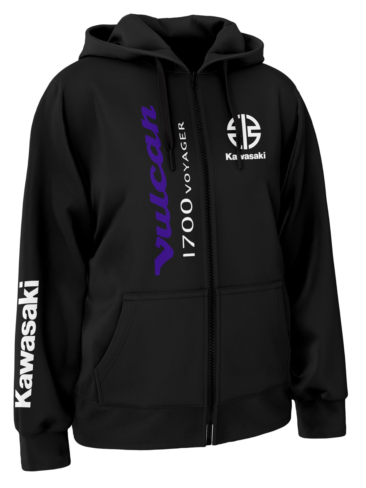 Kawasaki Vulcan 1700 Voyager Zipper Hoodie