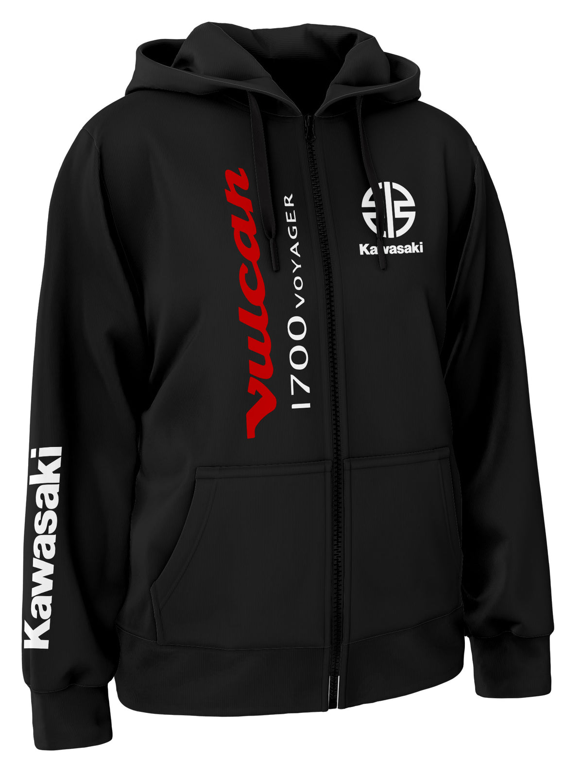 Kawasaki Vulcan 1700 Voyager Zipper Hoodie