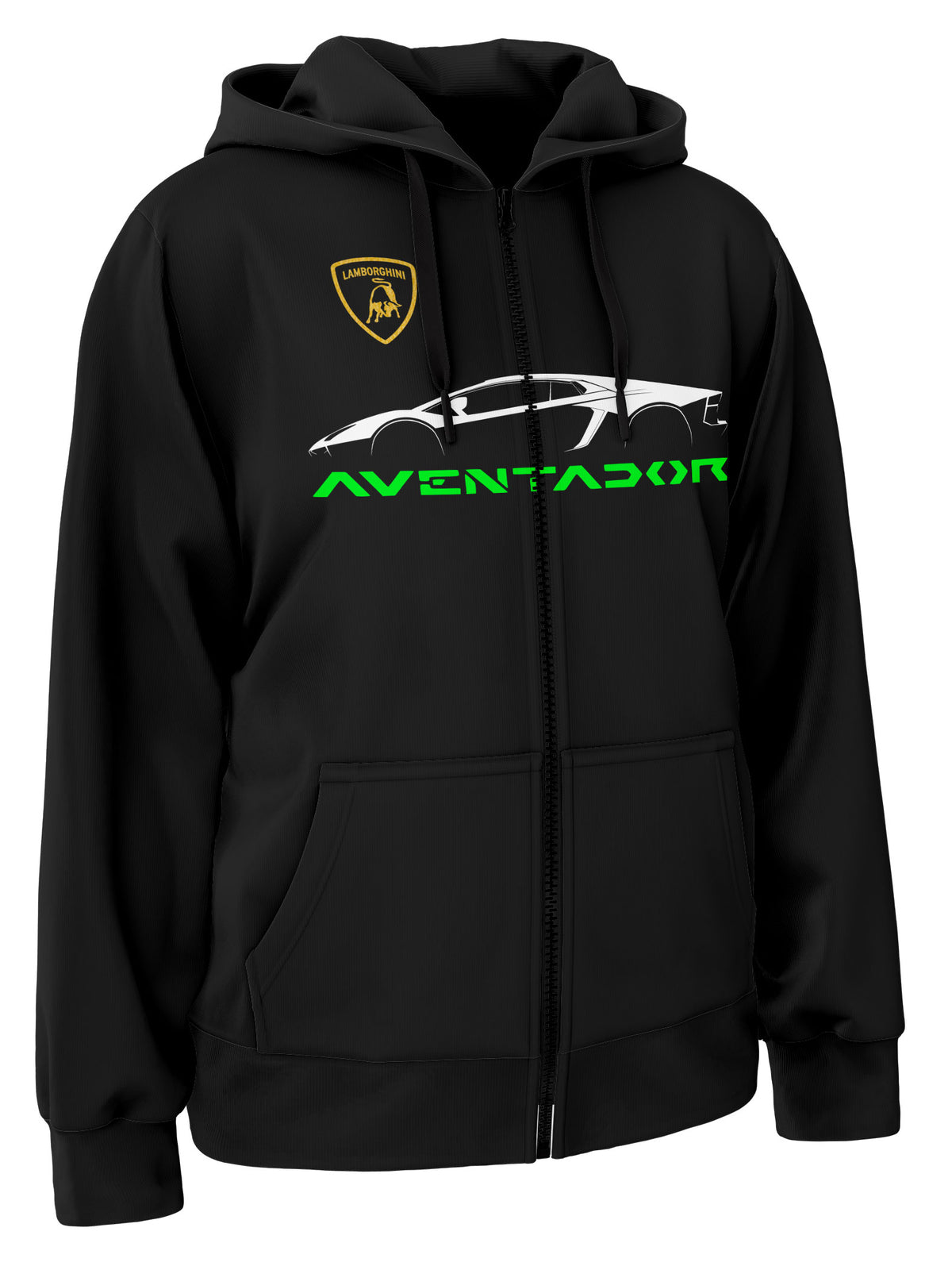 Lamborghini Aventador Zipper Hoodie