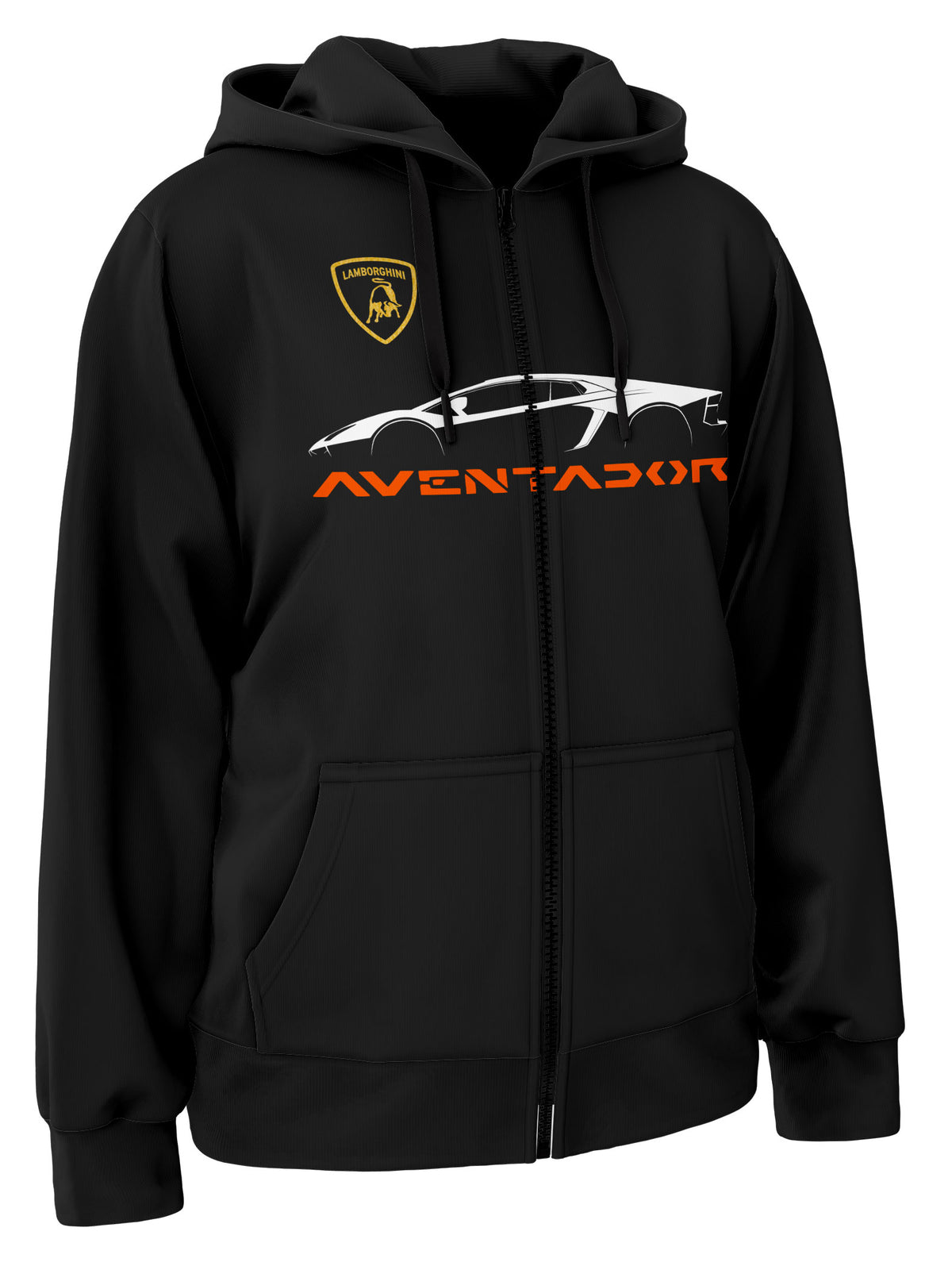 Lamborghini Aventador Zipper Hoodie