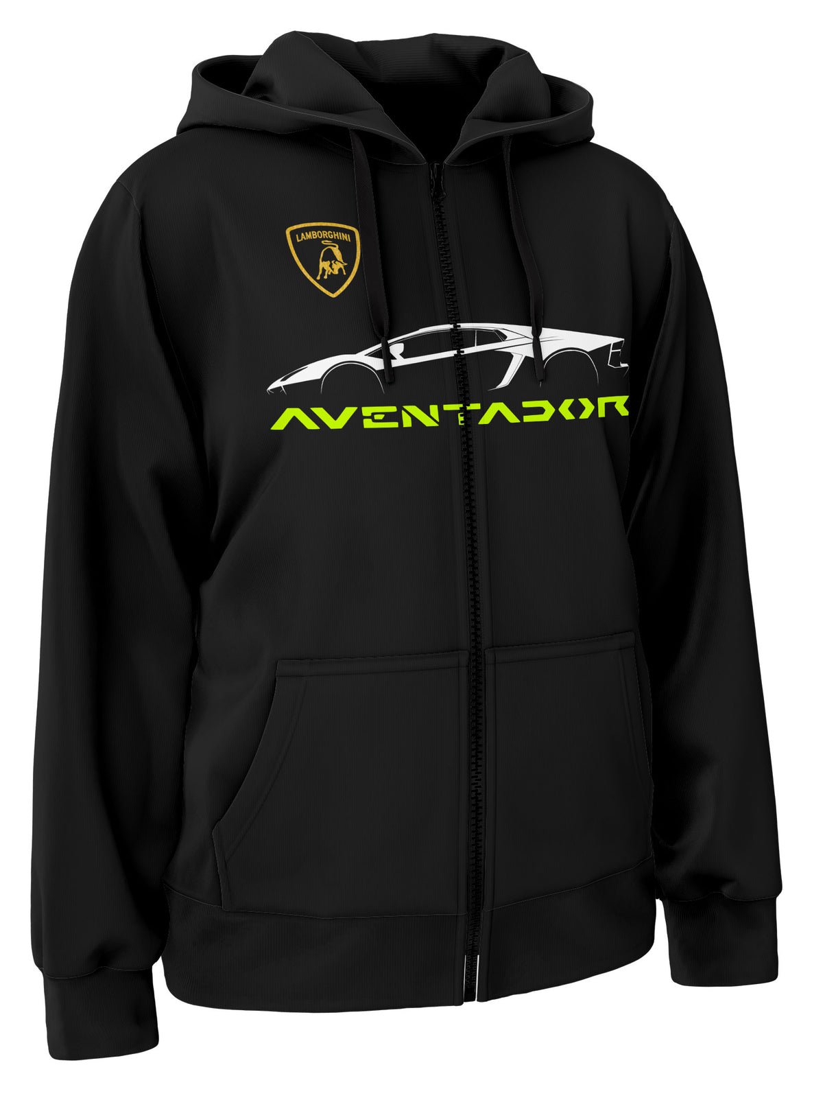 Lamborghini Aventador Zipper Hoodie