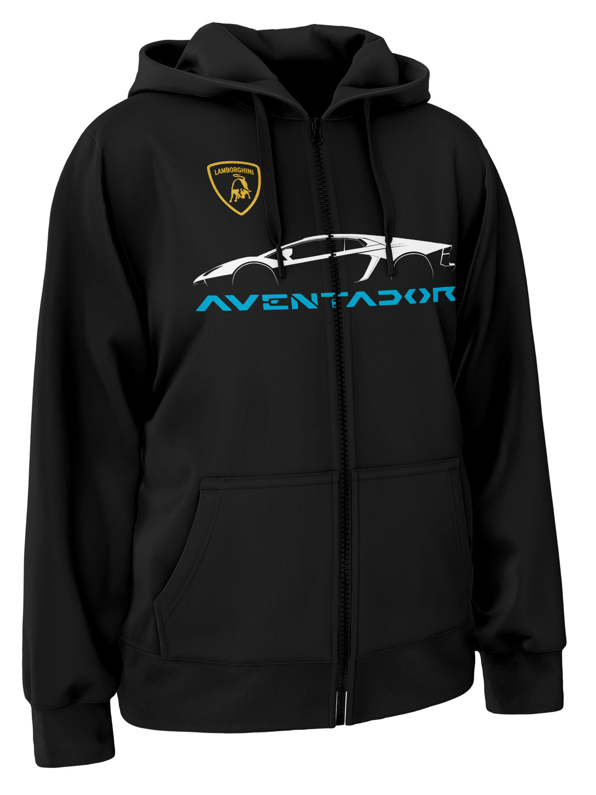 Lamborghini Aventador Zipper Hoodie