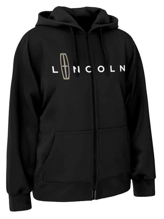 Lincoln Logo Zipper Hoodie
