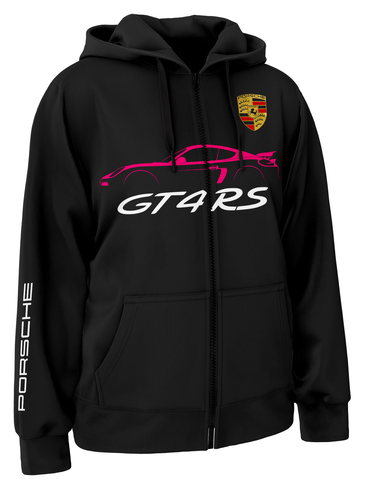 Porsche 718 Cayman Gt4 Rs Zipper Hoodie