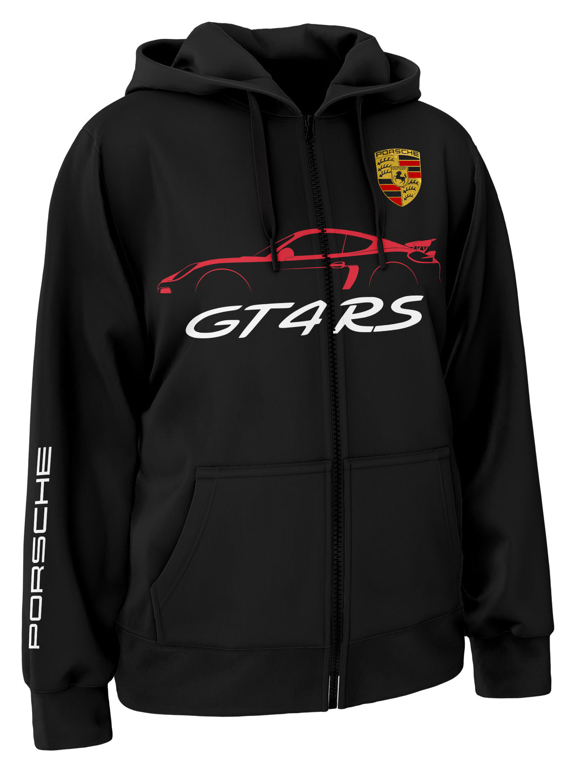 Porsche 718 Cayman Gt4 Rs Zipper Hoodie
