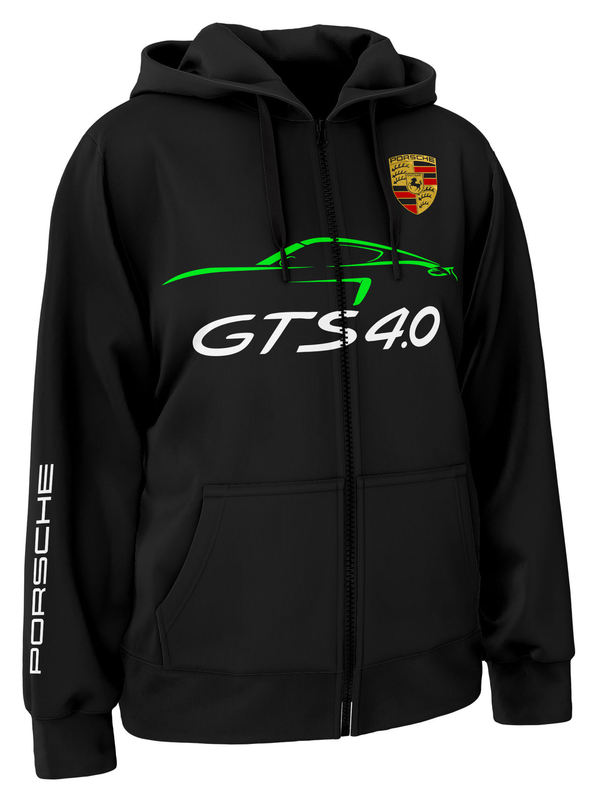 Porsche 718 Cayman Gts 4.0 Zipper Hoodie