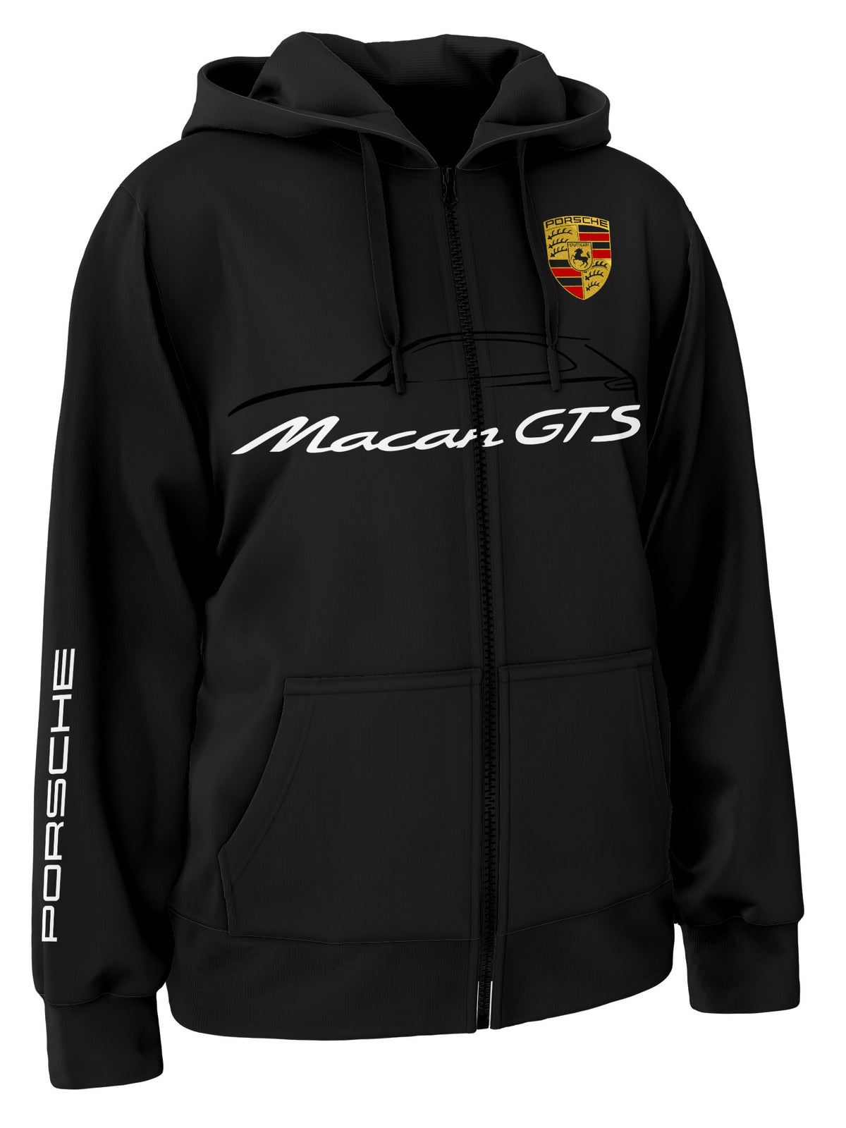 Porsche Macan Gts Zipper Hoodie