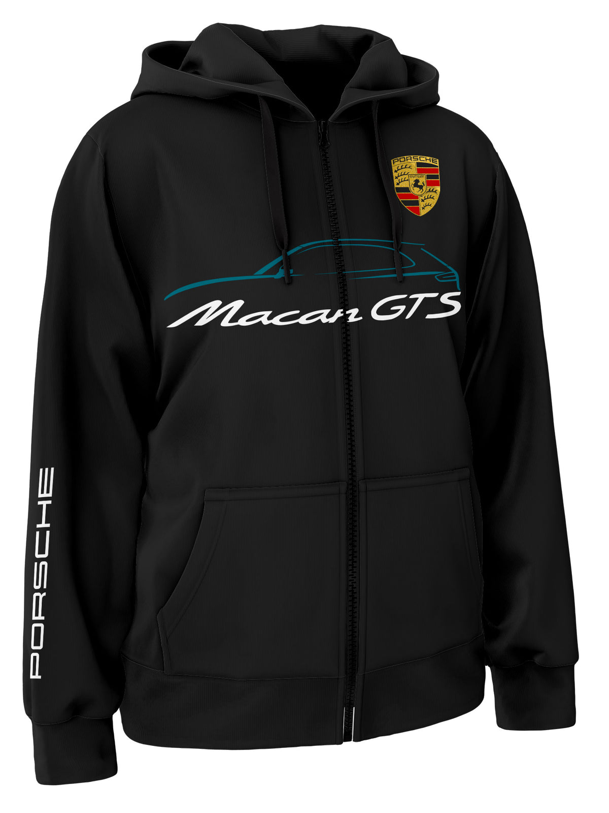 Porsche Macan Gts Zipper Hoodie