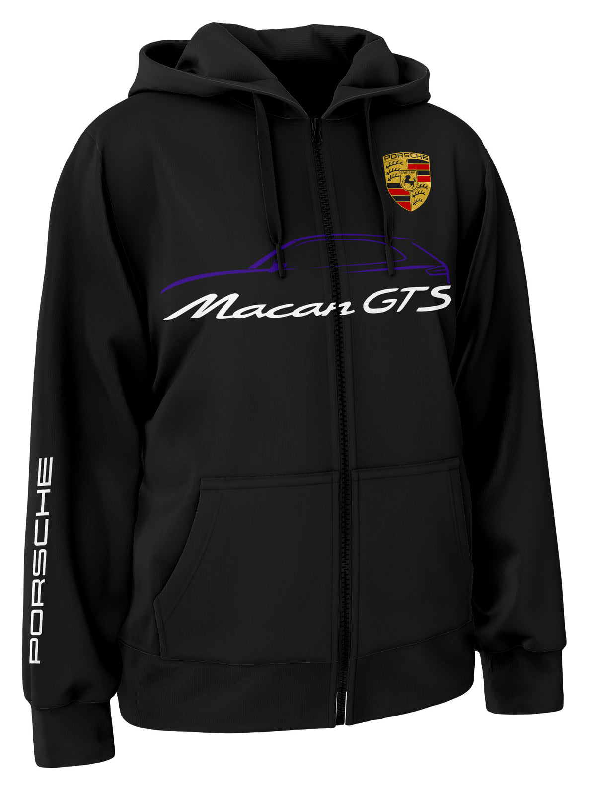 Porsche Macan Gts Zipper Hoodie