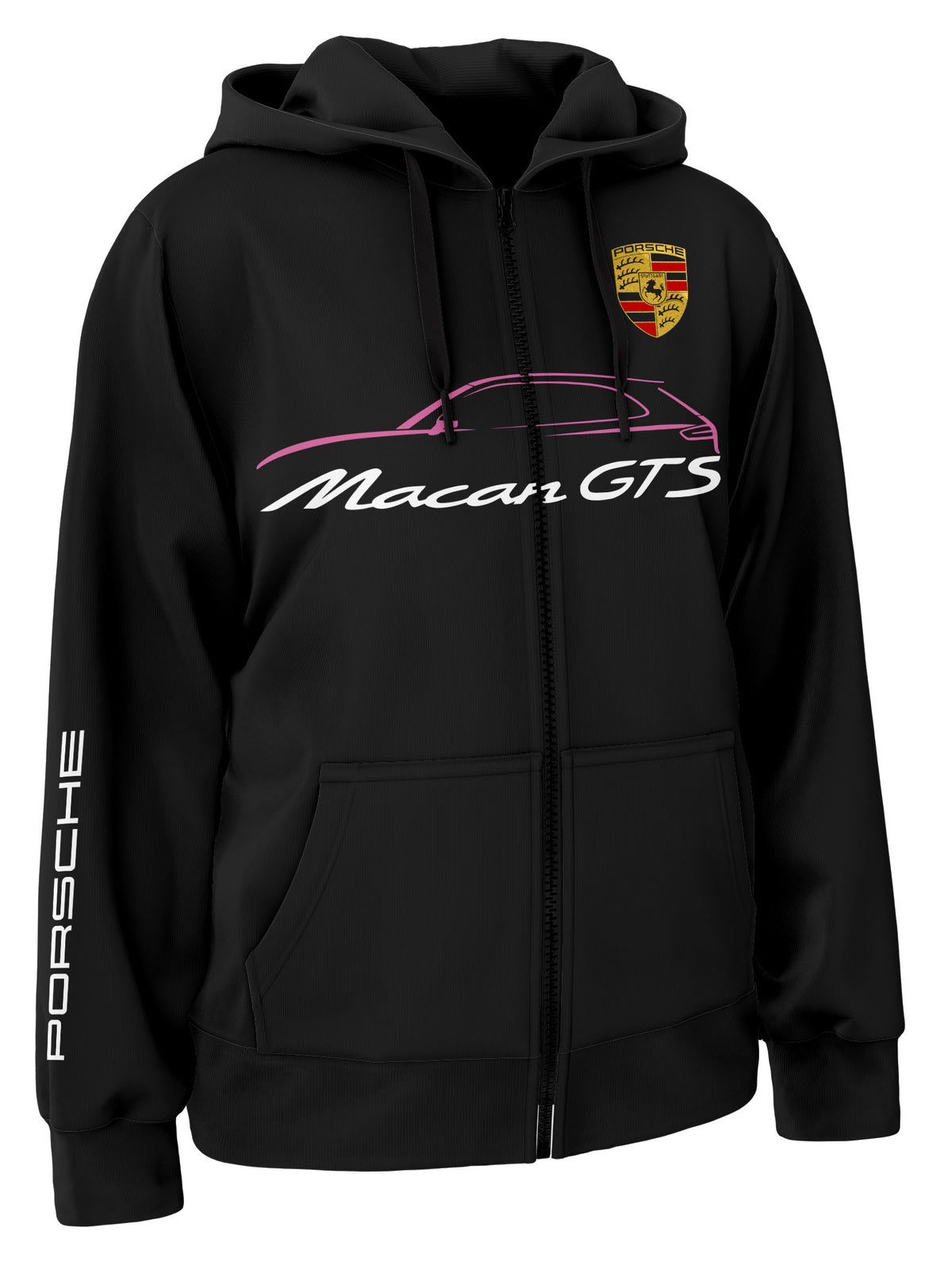 Porsche Macan Gts Zipper Hoodie