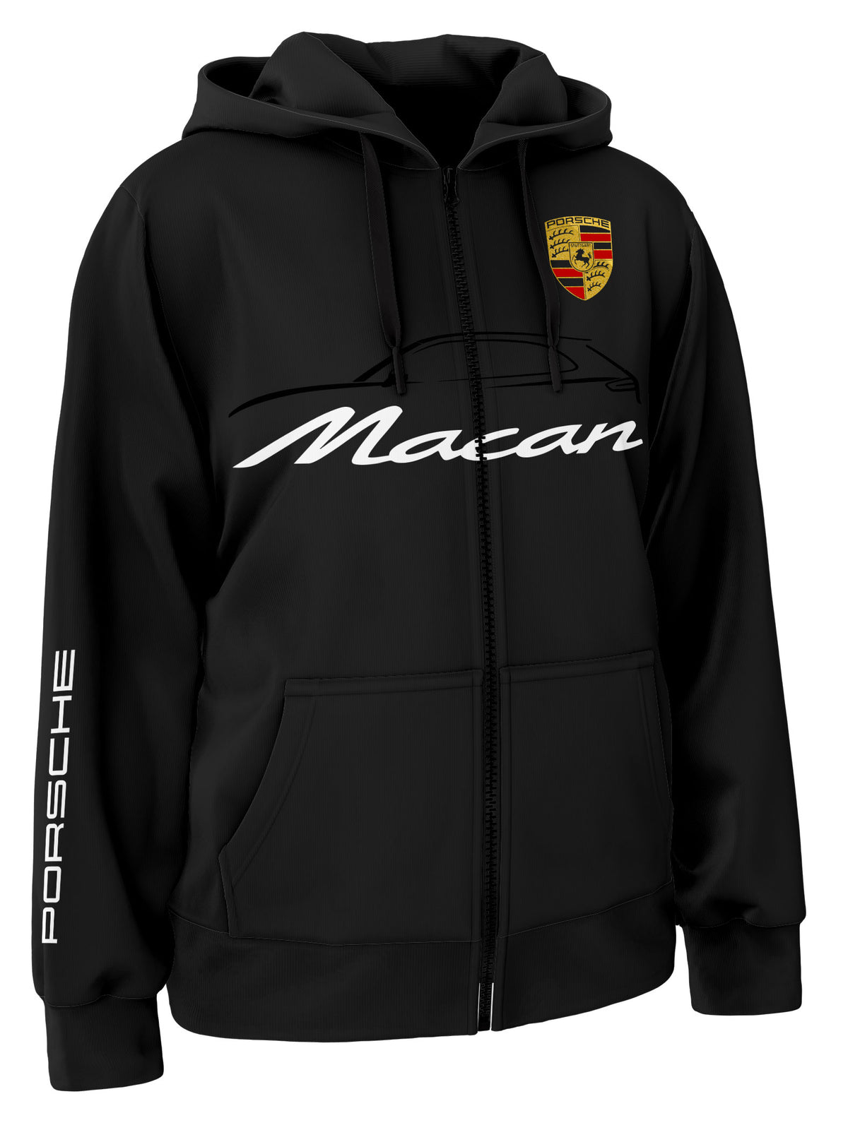 Porsche Macan Zipper Hoodie