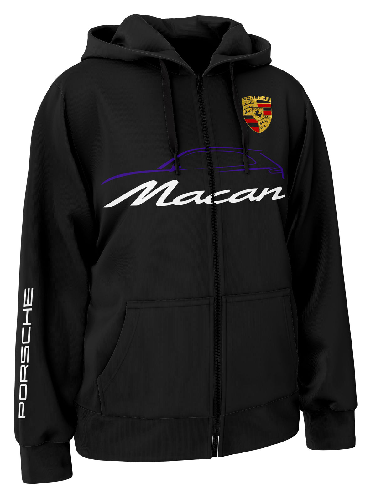 Porsche Macan Zipper Hoodie