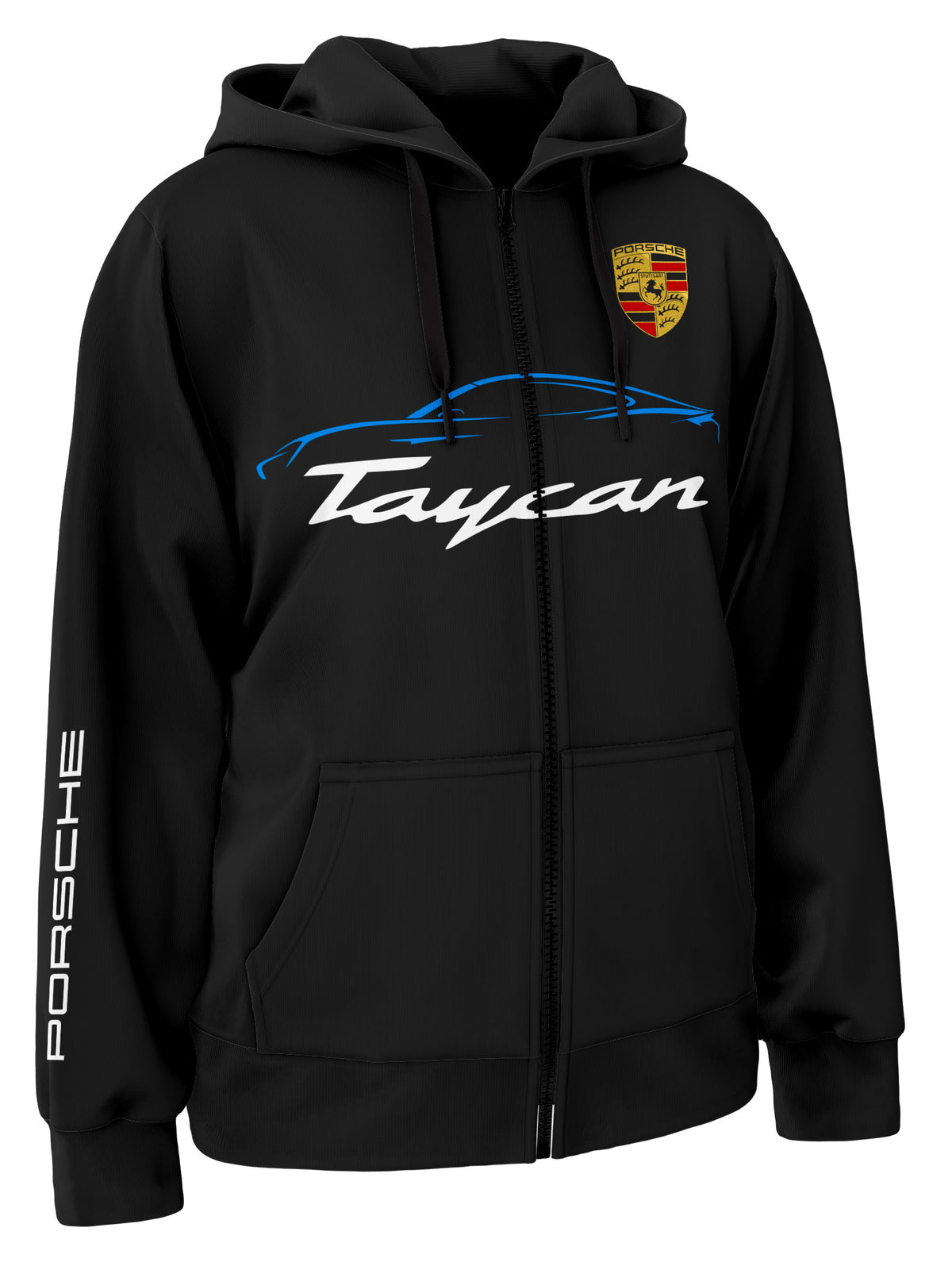 Porsche Taycan Zipper Hoodie