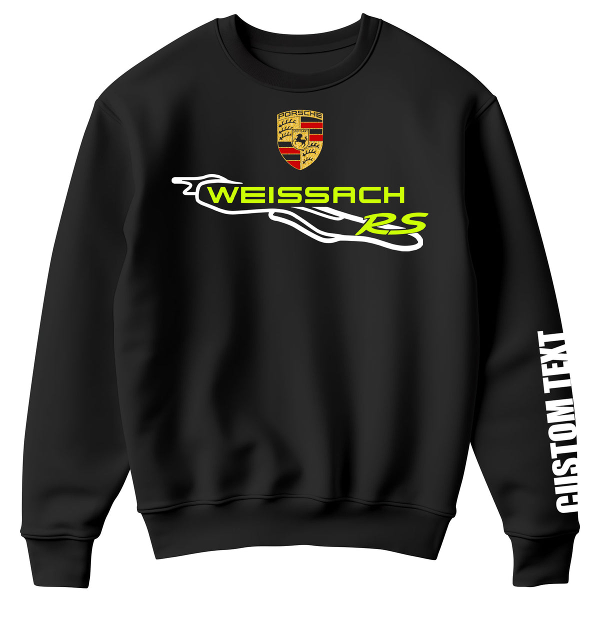 Porsche Weissach Rs Logo Personalized Sweatshirt