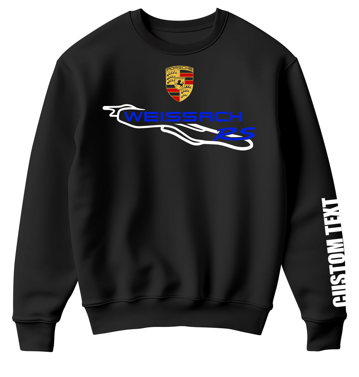 Porsche Weissach Rs Logo Personalized Sweatshirt