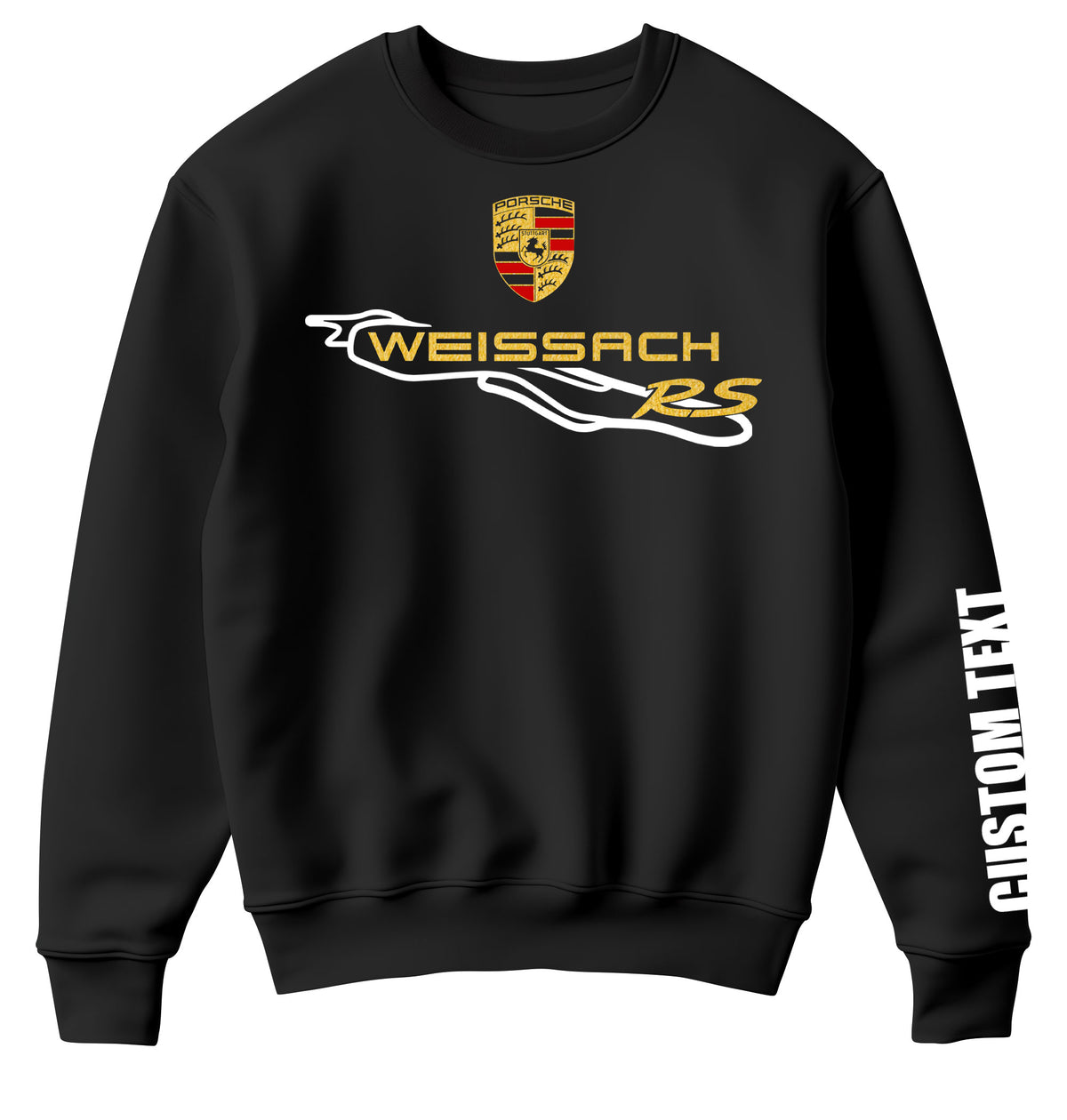Porsche Weissach Rs Logo Personalized Sweatshirt