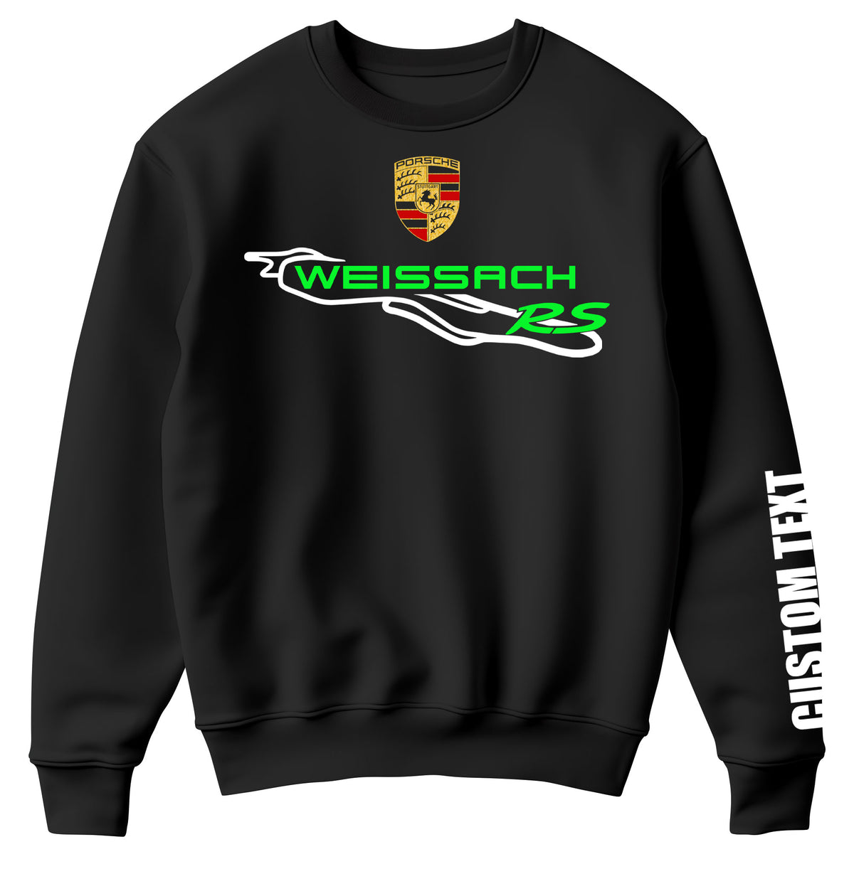 Porsche Weissach Rs Logo Personalized Sweatshirt