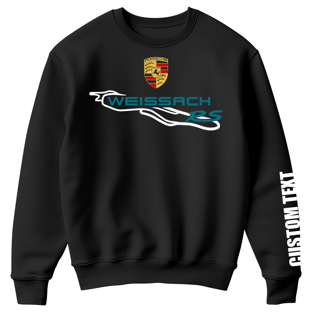 Porsche Weissach Rs Logo Personalized Sweatshirt